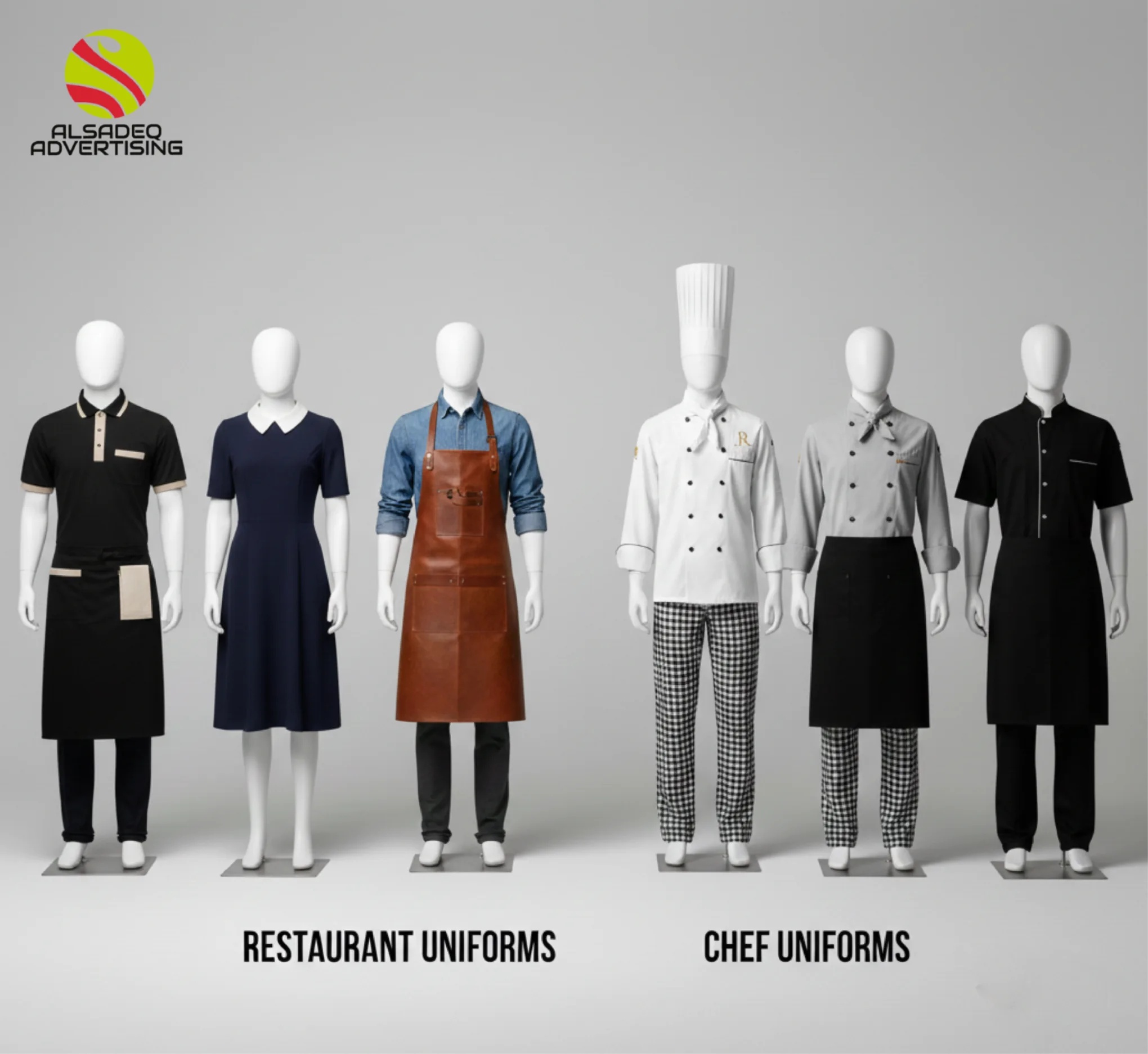 Uniform for restaurant staff in dubai