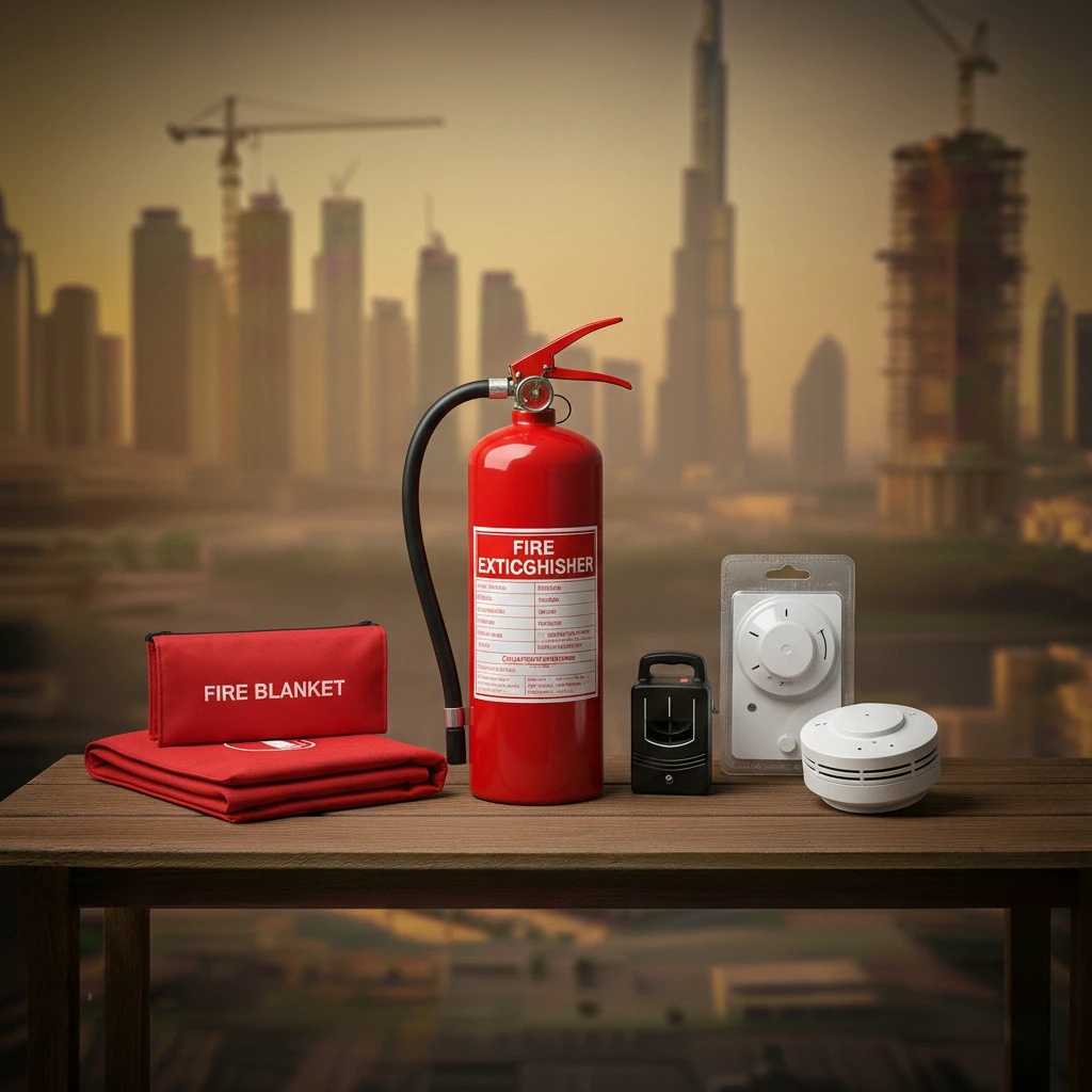 Fire safety items supplier Dubai