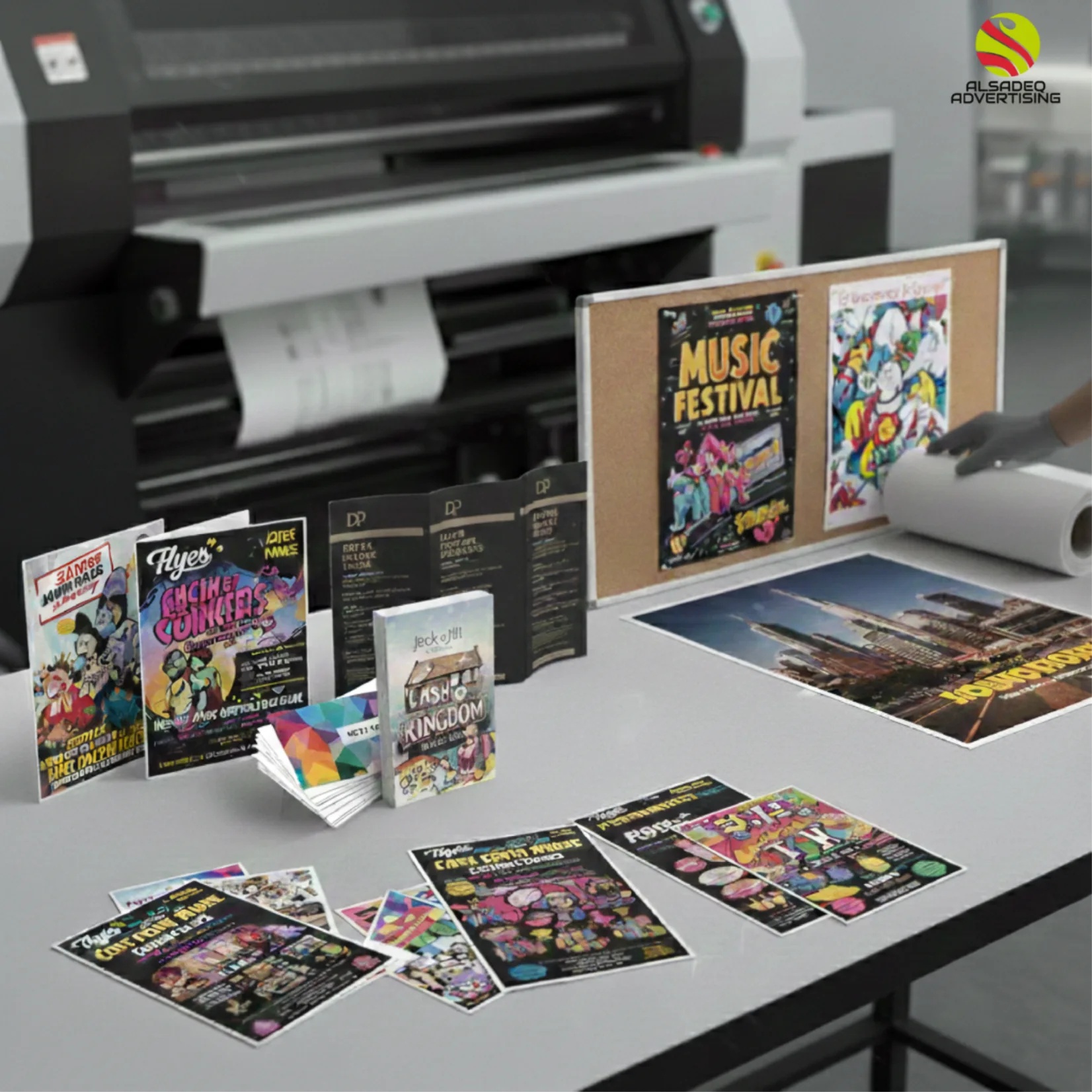 Flyers & Posters offset printing in Dubai